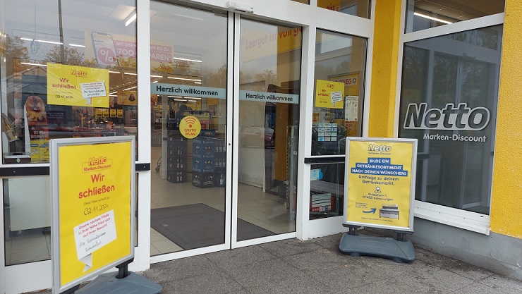 Er schließt schon in diesen Tagen: Überraschendes Aus für den Netto-Discounter in Schonungen