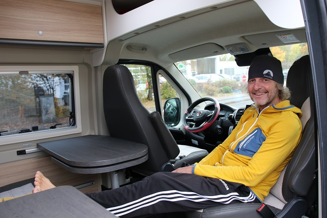 Ein nasser Fleck an der Wand veränderte das Leben: Warum Norbert Seuffert überwiegend in seinem Wohnmobil lebt