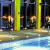 Candle-Light Schwimmen mit Kerzenschein im Hallenbad Gochsheim bei 32° Wassertemperatur