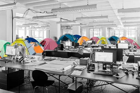 Masterstudierende der Fakultät Architektur und Bauingenieurwesen bei der Immobilienmesse EXPO REAL in München