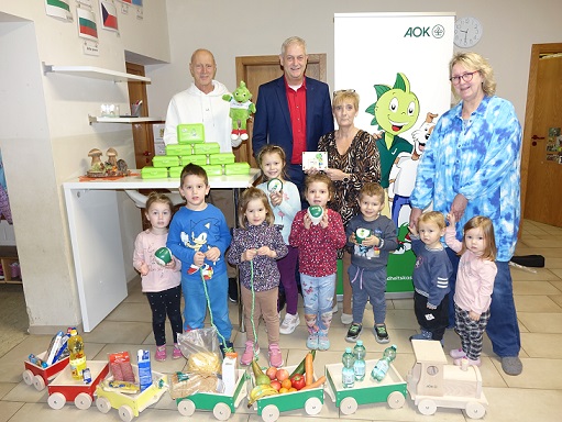 AOK fördert weitere Kindertagesstätte: Jolinchen Kids-Programm startet in neue Runde