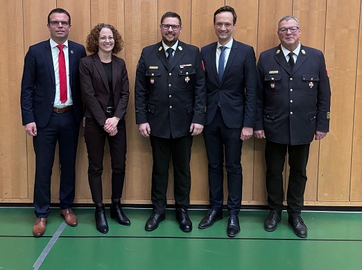 Alexander Bönig ist neuer Kreisbrandrat im Landkreis Schweinfurt und folgt auf Holger Strunk