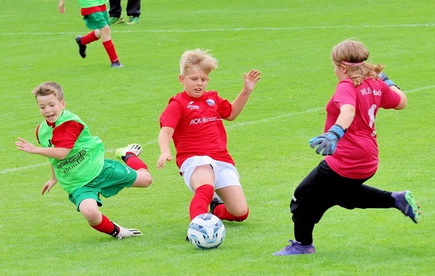 Brebersdorf/ Vasbühl startete im Juni bei der AOK Kinder EM 2024 als Deutschland