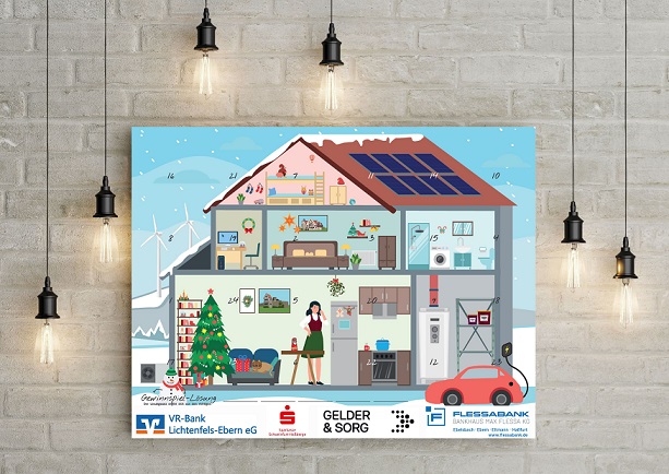 Energieschub für die Adventszeit: Weihnachts-Kalender des Landkreises Haßberge mit neuer Gewinnchance erhältlich