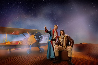 „Der kleine Prinz“ verwandelt die Bühne des Bad Kissinger Kurtheaters in die Kulisse einer 75 Jahre alten Geschichte