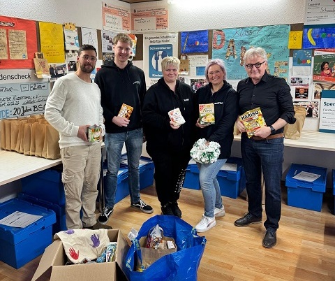 Chargers for Children: Die Schweinfurter Football-Familie spendete für die Schweinfurter Kindertafel