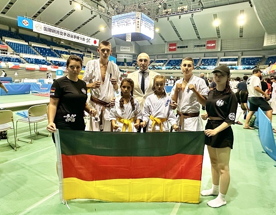 Internationales Freundschaftsturnier 2024 in Osaka, Japan: Der Verein Schweinfurt Kyokusin e.V. war dabei