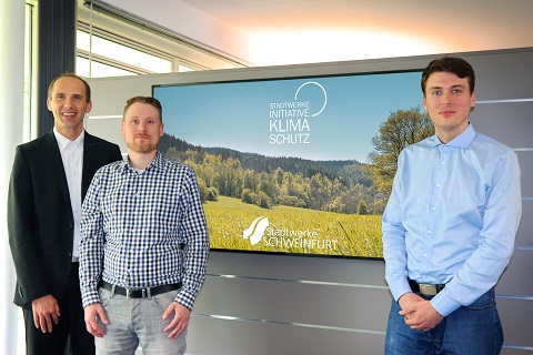 Die Stadtwerke Schweinfurt verbessern laut einer Pressemeldung ihre Klimabilanz deutlich