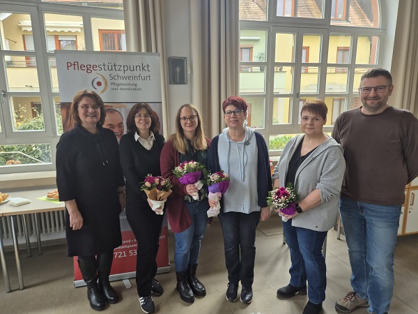 Strukturelle und personelle Veränderungen ab 2025: Abschiedsfeier im Pflegestützpunkt für Stadt und Landkreis Schweinfurt