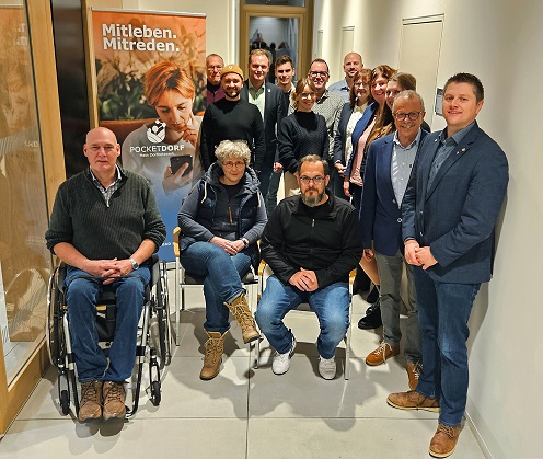 Mit der App PocketDorf Teil der Gemeinschaft sein: Ehrenamtliche App-Lotsen wurden für ihr Engagement gewürdigt