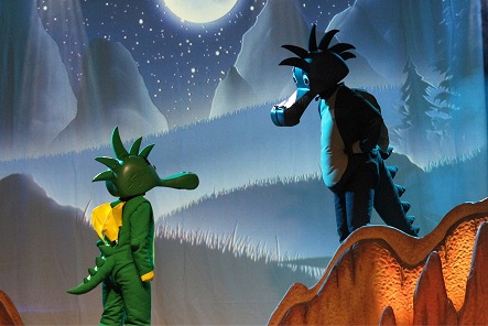 Eine besondere Reise mit dem kleinen Drachen Tabaluga im Bad Kissinger Kurtheater