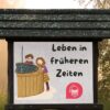 Leben in früheren Zeiten: Unterwegs mit Leni und Jonas mit dem Landkreisbuch für Kinder auf Abenteuertour