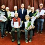 Markus Hümpfer beim Neujahrsempfang mit Jubilarehrungen beim Ortsverein Bergl Oberndorf und beim Stammtisch in Marktbreit