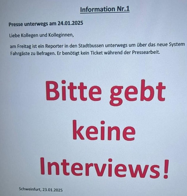 Spitze Zungen: Keine Interviews mit dem Reporter