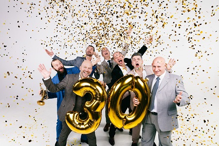 Mnozil Brass feiern im Bad Kissinger Max-Littmann-Saal ihren „Blechgeburtstag“