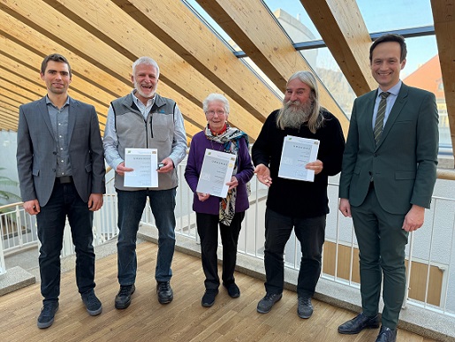 Der Landkreis Schweinfurt ehrt: Verdiente Naturschützer erhalten staatliche Auszeichnung