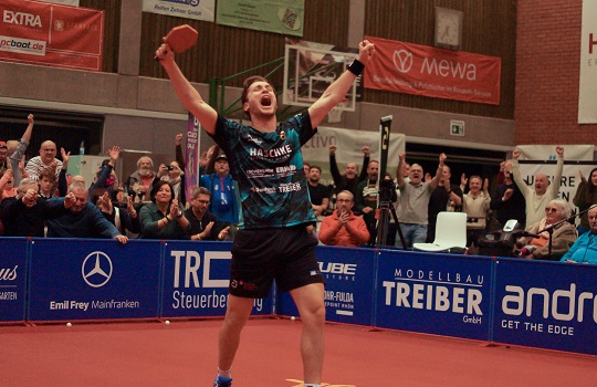 TSV bietet Ovtcharov und Fulda die Stirn: Bad Königshofen gewinnt das Spitzenspiel und behauptet weiter seinen Play-off Platz