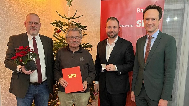 Ausgezeichnet: Willy-Brandt-Medaille für Roland Strauß, den „Guten Geist“ Euerbachs