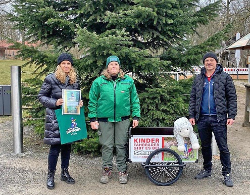 Neue Unterstützung für den Wildpark Schweinfurt: Lastenanhänger „Jumbo“ erleichtert den Futtertransport