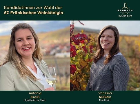 Wahl der 67. Fränkischen Weinkönigin: Mit Antonia Kraiß und Vanessa Nüßlein treten zwei Kandidatinnen und Klarinette-Spielerinnen an