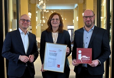 Qualitätscheck bestanden: Die Tourist-Information in Bad Kissingen ist erneut zertifiziert