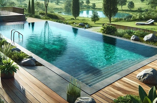 Das neue Schwimmbad im beschaulichen Serrfeld soll am 1. Mai eröffnen