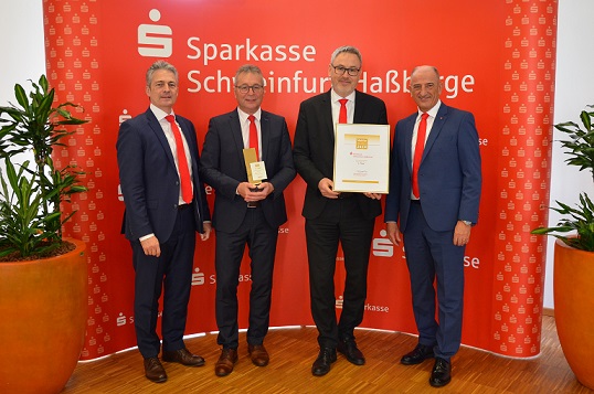 Erfolgreich im Immobiliengeschäft: Auszeichnung für die Sparkasse Schweinfurt-Haßberge