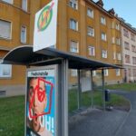 Schmiererei an einer Bushaltestelle: 16-Jähriger wird auf frischer Tat ertappt