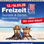 Bahnfahrer erhalten ermäßigten Eintritt: Mainfrankens Bahnhöfe präsentieren die Freizeit Messe in Nürnberg