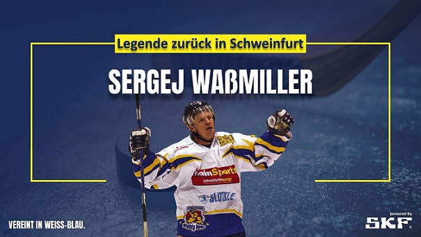 Paukenschlag in Schweinfurt: Eishockey-Legende Sergej Waßmiller kehrt zurück!