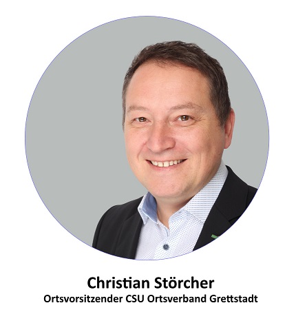 Christian Störcher bleibt Ortsvorsitzender und Digitalbeauftragter des CSU-Ortsverbands Grettstadt