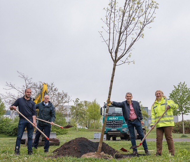 Initiative „Wir machen’s uns grüner“: In Bad kissingen wurden die ersten Bäume gepflanzt