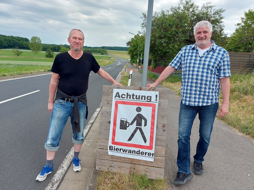 Pfingstsonntag wird wieder biergewandert vom Teufelsgraben ins Eschenbachtal