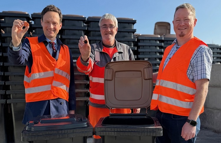 Mülltonnen im Landkreis Schweinfurt werden mit neuem Elektro-Chip ausgestattet