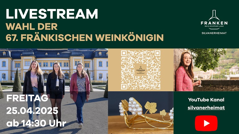 Livestream aus Würzburg auf auf YouTube: Wer wird Frankens nächste Weinkönigin?