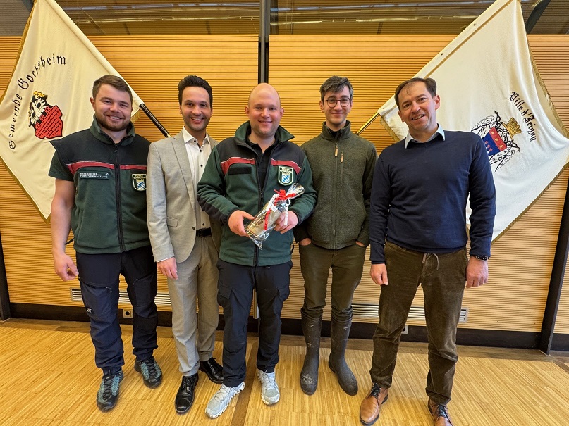 Ein Rückblick auf engagierte Jahre im Gemeindewald: Verabschiedung von Revierförster Lukas Haftner