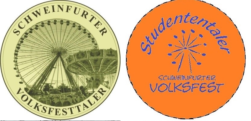 Schweinfurter Volksfesttaler ist ab 22. April erhältlich – und auch der Studententaler wird wieder angeboten