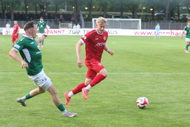 Martin Thomanns Goldenes Tor: Fünf Tage vor dem Drittliga-Auftakt besiegen die Schnüdel Bundesligist Union Berlin