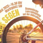 Ökumenische Fahrradsegnung im Rahmen der Kidical Mass auf dem Marktplatz Schweinfurt