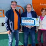 Scheck an die Tafel Schweinfurt e.V.: Lidl-Kunden spenden 15.000 Euro über ihr Flaschenpfand