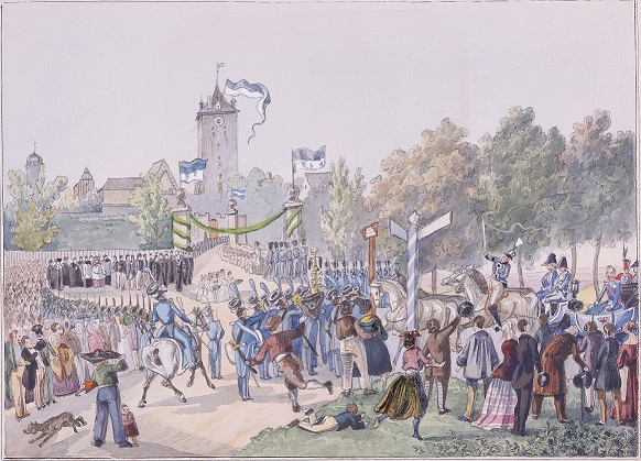 Die Stadt Schweinfurt in der Bayerischen Landesausstellung „Ludwig I – Bayerns größter König?“ in Regenburg vertreten