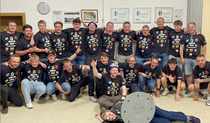 Meister nach dem Rückzug: In Wülfershausen gab´s mal wieder einen Grund zum Feiern