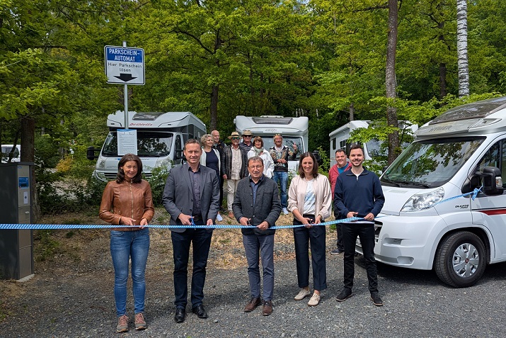 Am Ellertshäuser See wurden 16 neue Stellplätze für Wohnmobile geschaffen