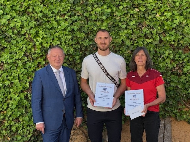 Hervorragende Ergebnisse dank harter Arbeit: Landkreis Bad Kissingen ehrt erfolgreiche SportlerInnen