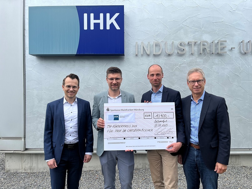 IHK überreicht TH-Förderpreis: Mainfränkische Wirtschaft unterstützt neue Untersuchungs- und Forschungsverfahren im Bauwesen