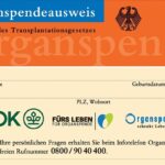 Richtig. Wichtig. Lebenswichtig: Der Tag der Organspende am 7. Juni