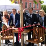 Ein Ort der Begegnung und des Dialogs: Die Václav-Havel-Bank wurde vor dem Grafeneckart eingeweiht