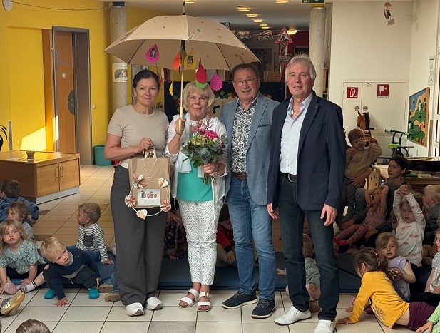 Großes Theater zum Abschied: Kindergärtnerin Evi Ziegler geht in den Ruhestand