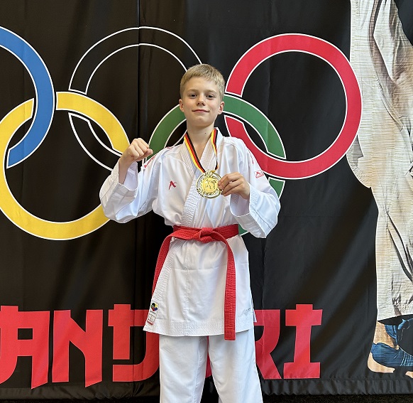 Gold-Coup für TG-Karate-Talent Daniel Eckerdt beim renommierten Turnier im südhessischen Odenwald