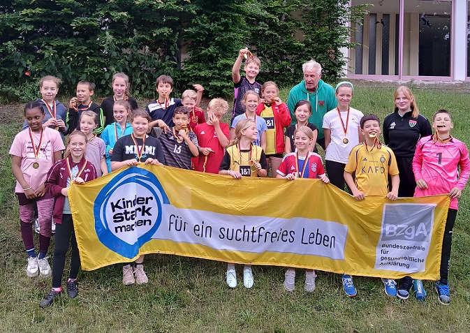 Alles drehte sich um das runde Leder: Ein toller Fußballtag an der Grundschule Schwebheim
